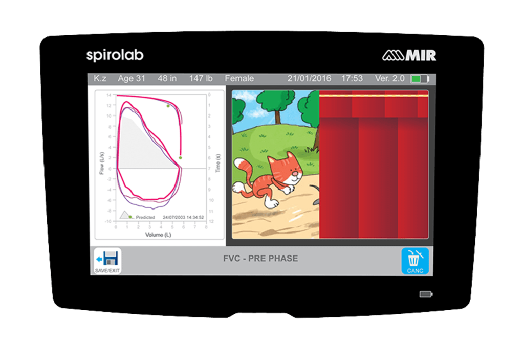 elcamm ecografi spirometri mir Spirolab 4