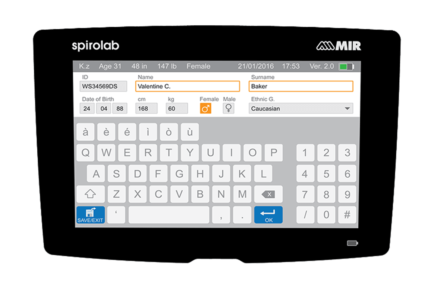 elcamm ecografi spirometri mir Spirolab 6